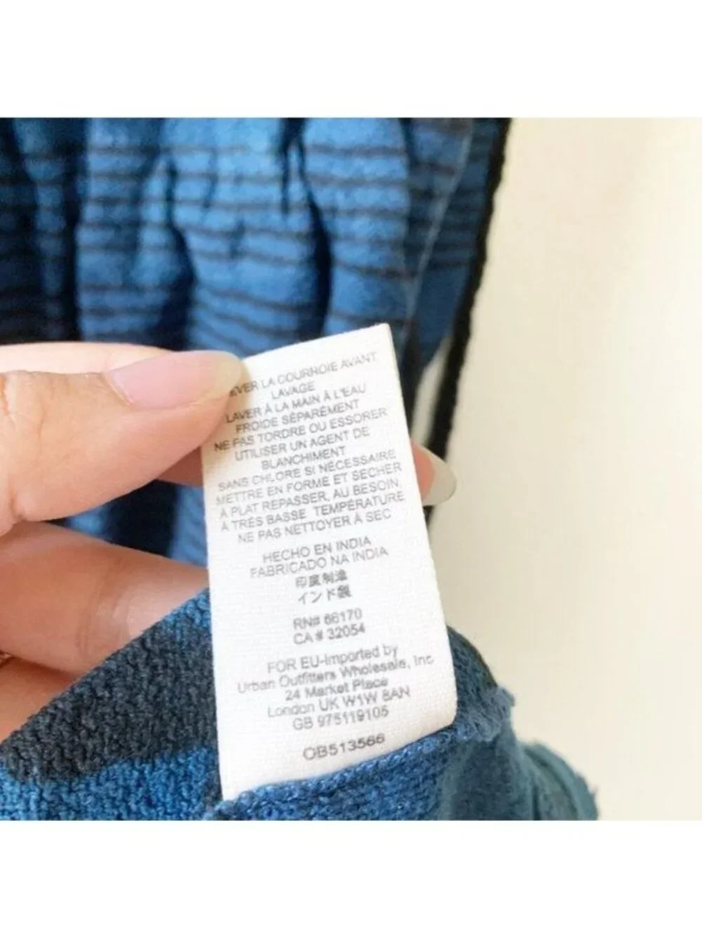Free People New Romantics Madagascar Blue Tunic XS